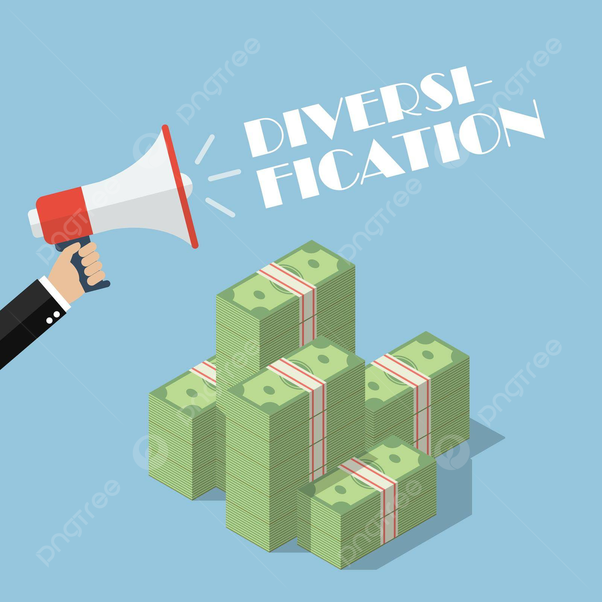 bank diversification icon